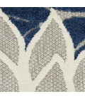 Nourison Aloha Round Area Rug ALH05-Ivory/Navy