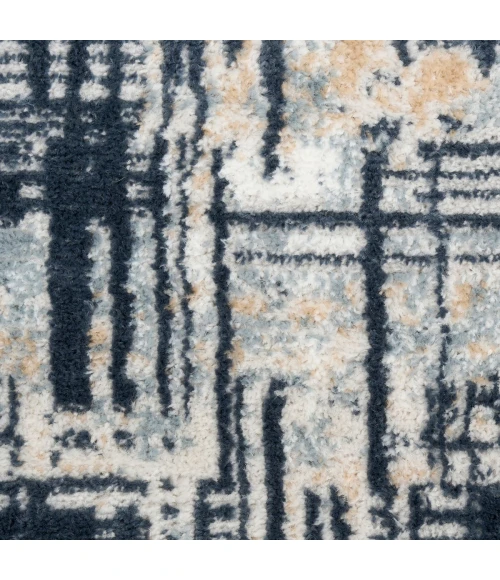 Nourison Dekor Slate DEK11 5 ft. 3 in. X 7 ft. Rect. Rug