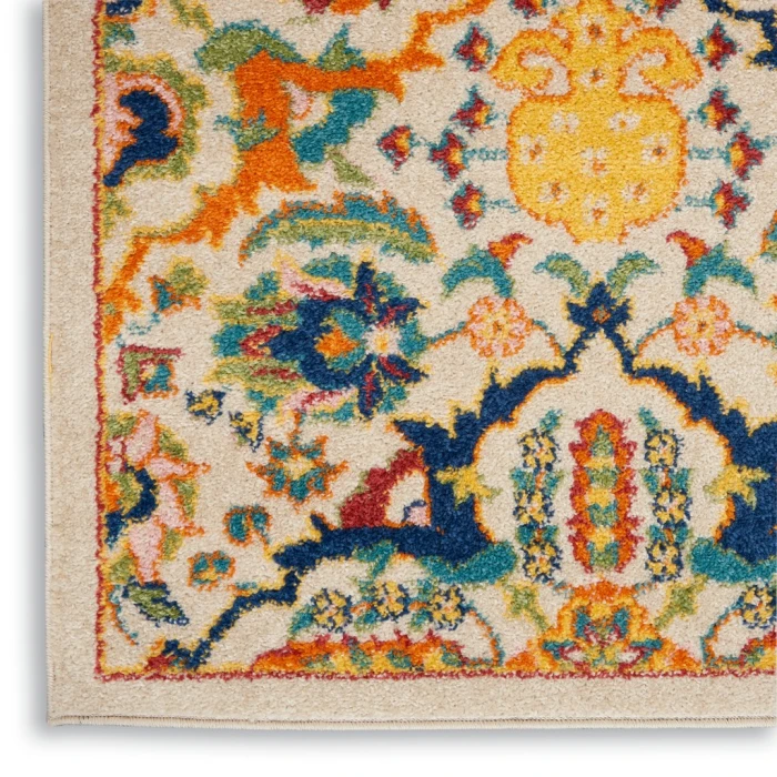 Nourison Allur Area Rug ALR03-Ivory Multicolor