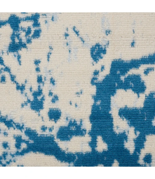Nourison Jubilant Area Rug JUB12-Ivory/Blue