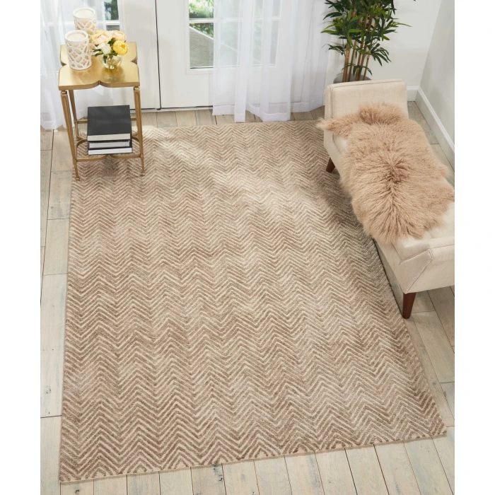 Nourison Home Deco Mod Taupe 46359 3ft.9in. x 5ft.9in. Rect. Rug