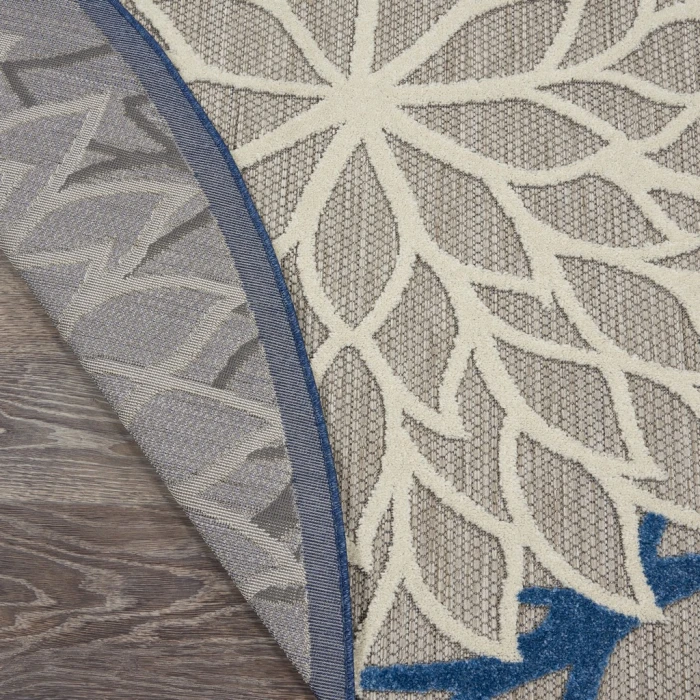 Nourison Aloha Round Area Rug ALH05-Blue/Multicolor