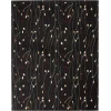 Nourison Home Grafix GRF15 Black 7 ft. 10 in. X 9 ft. 10 in. Area Rug
