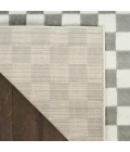 Nourison Serenity Home Ivory Grey SRH09 2 ft. 2 in. X 7 ft. 6 Rect. Rug