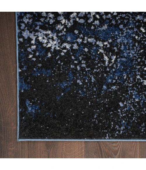 Nourison Passion Area Rug PSN10 Light Blue Black