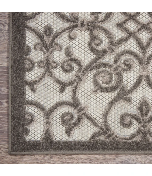 Nourison Aloha Area Rug ALH21-Grey/Charcoal