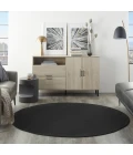 Nourison Essentials Black Area Rug NRE01-Black