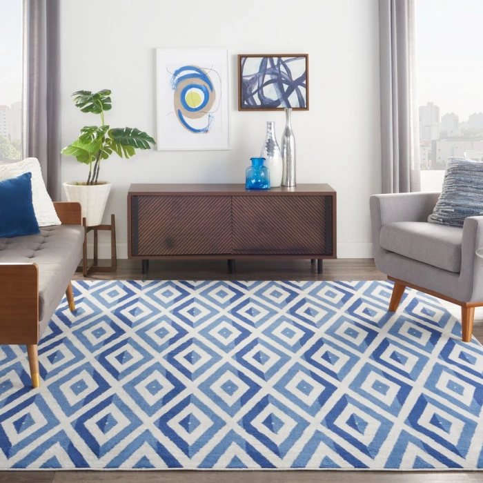 Nourison Whimsicle Area Rug WHS04-Ivory Blue