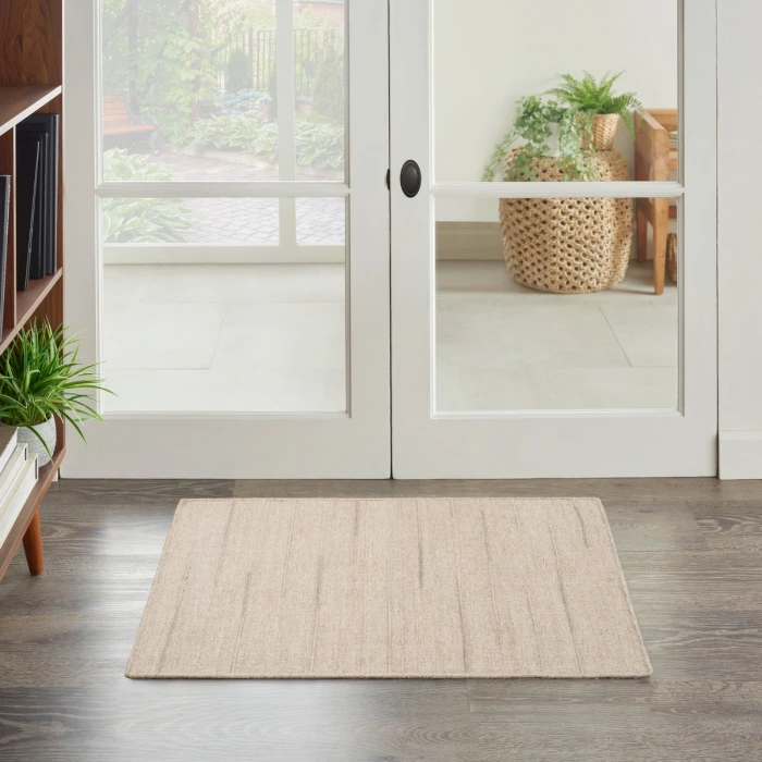 Nourison Interweave Beige IWV01 2 ft. X 3 ft. Rect. Rug