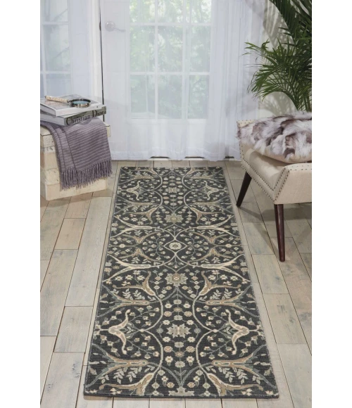 Nourison Luminance Runner Area Rug LUM08-Graphite
