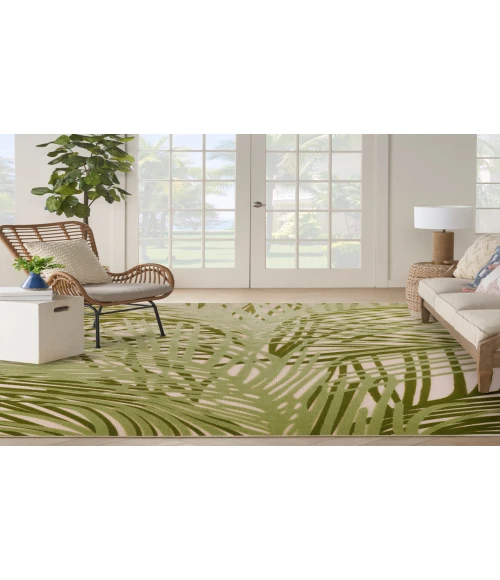 Nourison Aloha Ivory Green ALH41 10 ft. X 14 ft. Rectangle Rug
