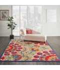 Nourison Aloha Area Rug ALH20-Red/Multi