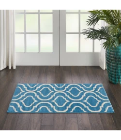 Nourison Home Jubilant JUB19 Blue 2 ft. X 4 ft. Area Rug