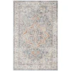 Nourison Home Astra Machine Washable ASW12 Denim Multicolor 4 ft. X 6 ft. Area Rug