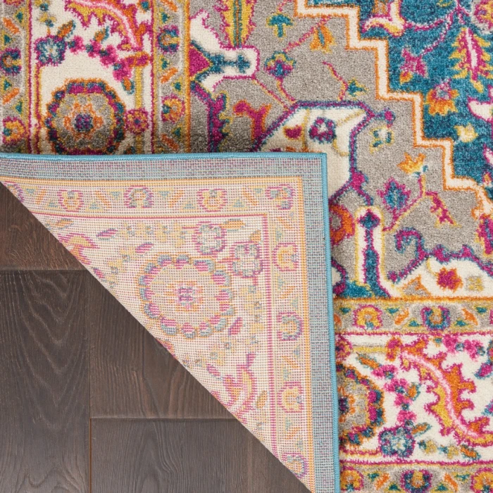 Nourison Passion Area Rug PSN20-Teal Multicolor