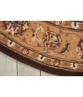 Nourison 2000 Round Area Rug 2206-Brown