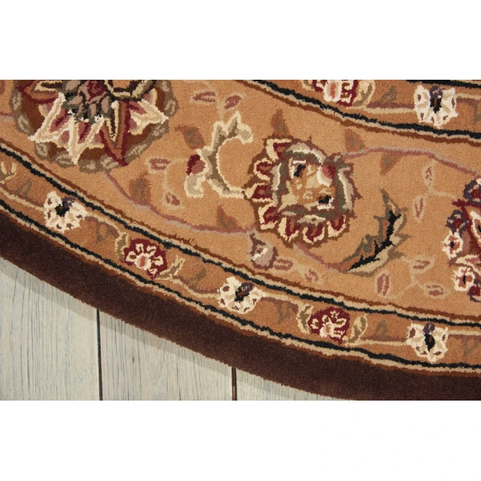 Nourison 2000 Round Area Rug 2206-Brown