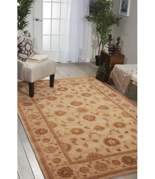 Nourison Home Heritage Hall Beige HE08 8ft.6in. x 11ft.6in. Rect. Rug