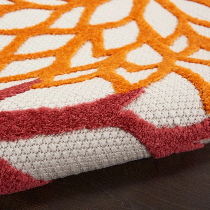 Nourison Aloha Area Rug ALH05-Red Multi Colored