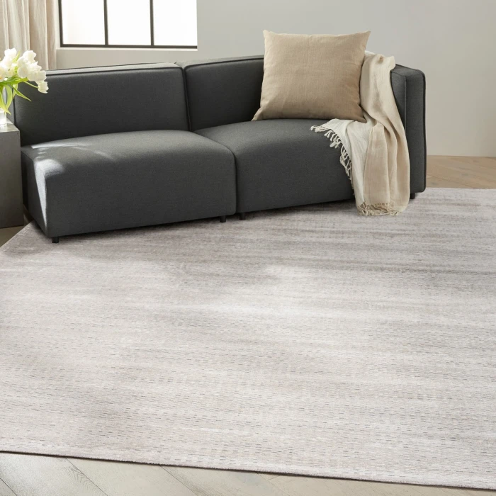 Calvin Klein Valley Silver VLL01 10 ft. X 14 ft. Rect. Rug