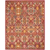 Nourison Home Allur ALR03 Red Multicolor 7 ft. 10 in. X 9 ft. 10 in. Area Rug