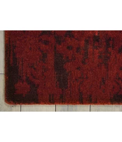 Nourison Home Nightfall Red NGT03 7ft.9in. x 9ft.9in. Rect. Rug