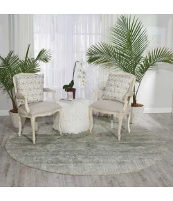 Nourison Home Twilight TWI02 Ivory 8 ft. Round Area Rug
