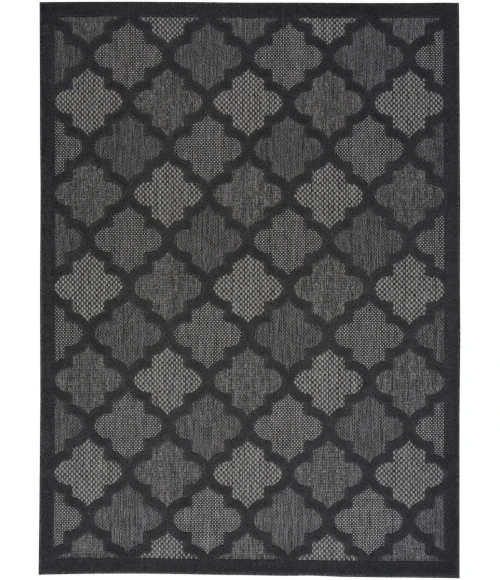 Nourison Easy Care Area Rug NES01 Charcoal/Black