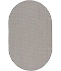 Nourison Courtyard Ivory/Charcoal COU01 5 ft. X 8 ft. Oval Rug