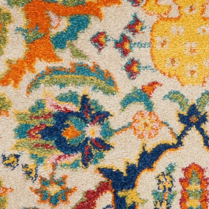 Nourison Allur Area Rug ALR03-Ivory Multicolor