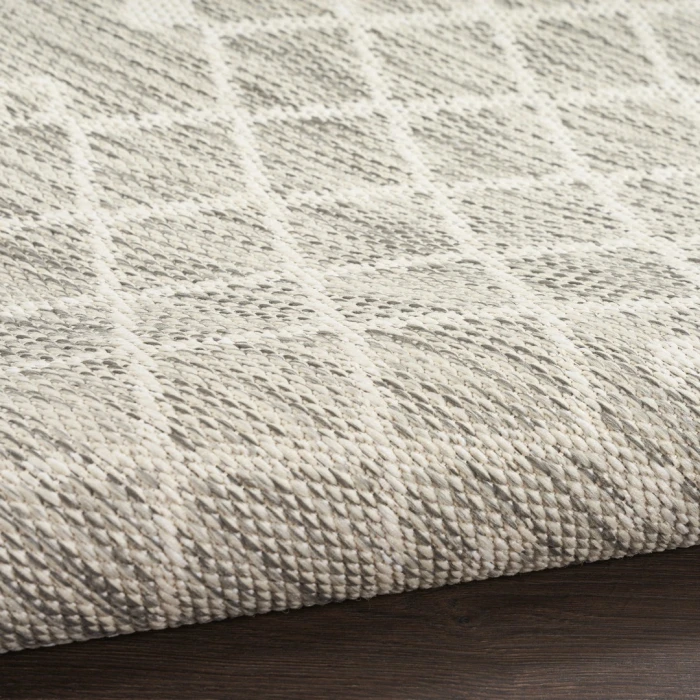 Nourison Positano Light Grey POS02 10ft. x 14ft. Rect. Rug