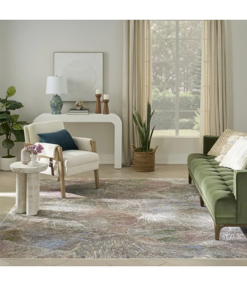 Nourison Home Vintage Harmony Green VHH04 8ft.10in. x 11ft.2in. Rect. Rug