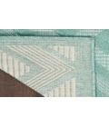 Nourison Versatile Aqua/Teal NRV01 2 ft. X 4 ft. Rectangle Rug
