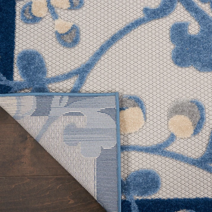 Nourison Aloha Area Rug ALH17-Blue/Grey