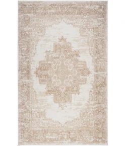 Nourison Home Grafix GRF14 Ivory Beige 3 ft. 9 in. X 5 ft. 9 in. Area Rug
