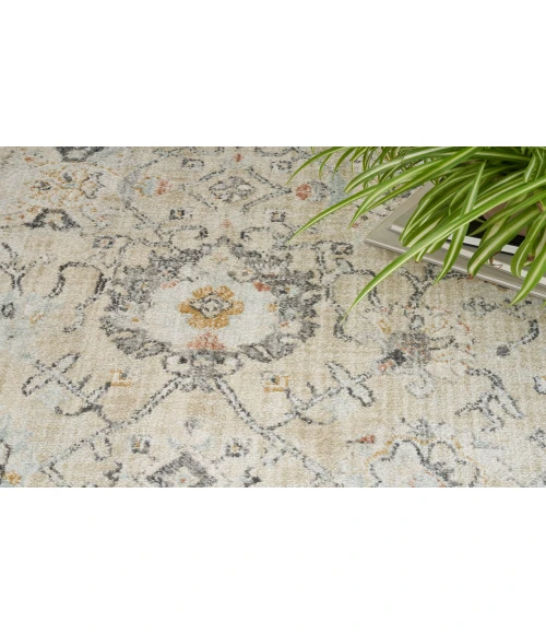 Nourison Oushak Home Cream OUS01 8 ft. X 9 ft. 10 in. Rectangle Rug