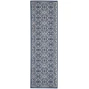 Nourison Home Jubilant JUB06 Navy Ivory 2 ft. 3 in. X 7 ft. 3 in. Area Rug