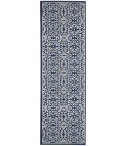 Nourison Home Jubilant JUB06 Navy Ivory 2 ft. 3 in. X 7 ft. 3 in. Area Rug