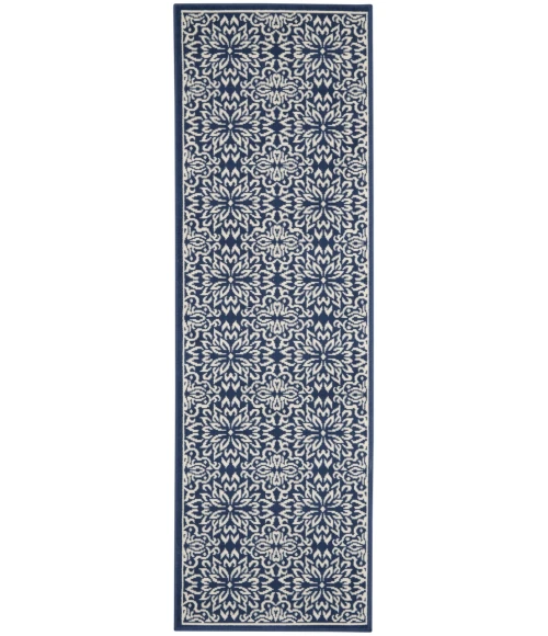 Nourison Jubilant Runner Area Rug JUB06-Navy/Ivory