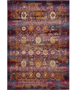 Nourison Home Vintage Kashan VKA03 Red/Multicolor 4 ft. X 6 ft. Area Rug