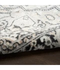 Nourison Dekor Ivory Charcoal DEK08 5 ft. 3 in. X 7 ft. Rect. Rug