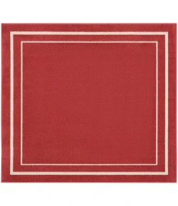 Nourison Home Nourison Essentials NRE02 Brick Ivory 5 ft. Square Area Rug