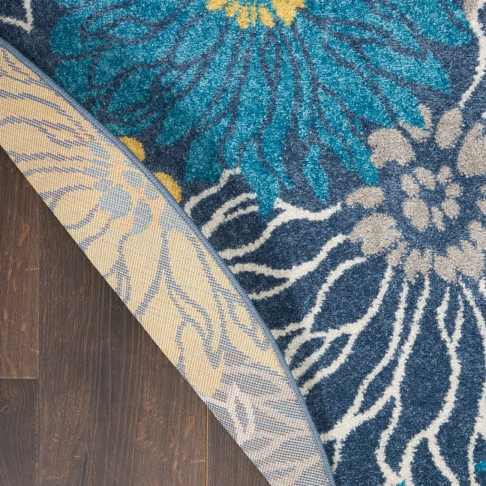 Nourison Passion Round Area Rug PSN17-Blue
