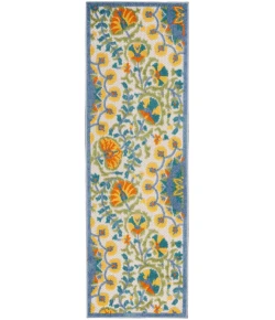 Nourison Home Aloha ALH22 Multicolor 2 ft. 3 in. X 8 ft. Area Rug