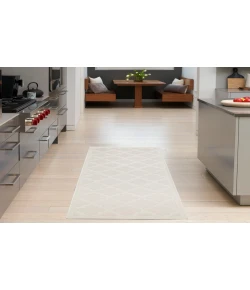 Nourison Home Easy Care NES01 Ivory White 2 ft. X 6 ft. Area Rug