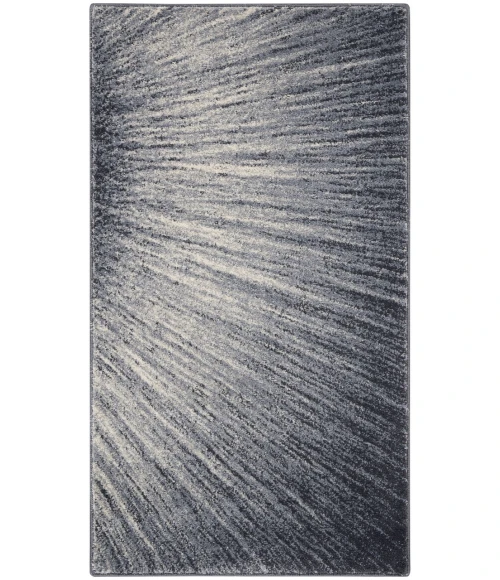 Kathy Ireland Moroccan Celebration Area Rug KI389-Blue/Grey