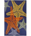 Nourison Aloha Blue Multicolor ALH28 9 ft. X 12 ft. Rectangle Rug