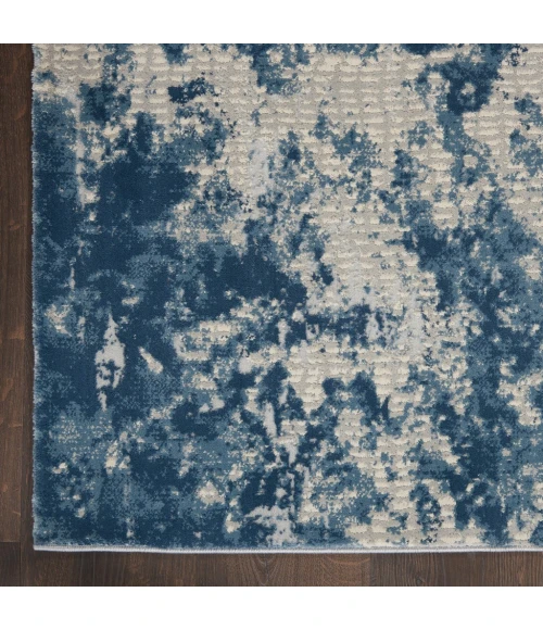Nourison Rustic Textures Area Rug RUS16-Grey/Blue