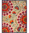 Nourison Aloha Area Rug ALH20 Red/Multi 10' x 14'