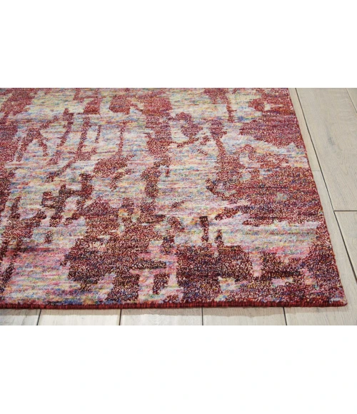 Nourison Home Silk Shadows Red SHA10 9ft.9in. x 13ft.9in. Rect. Rug